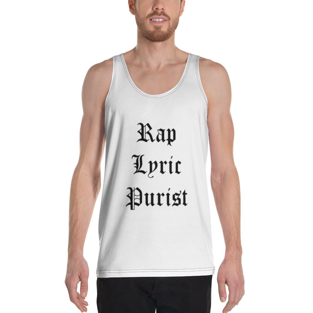 Rap Lyric Purist Tank Top