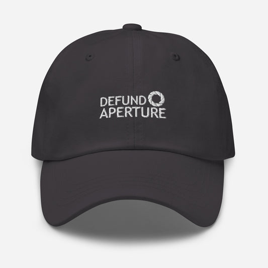 Defund Aperture Dad Hat