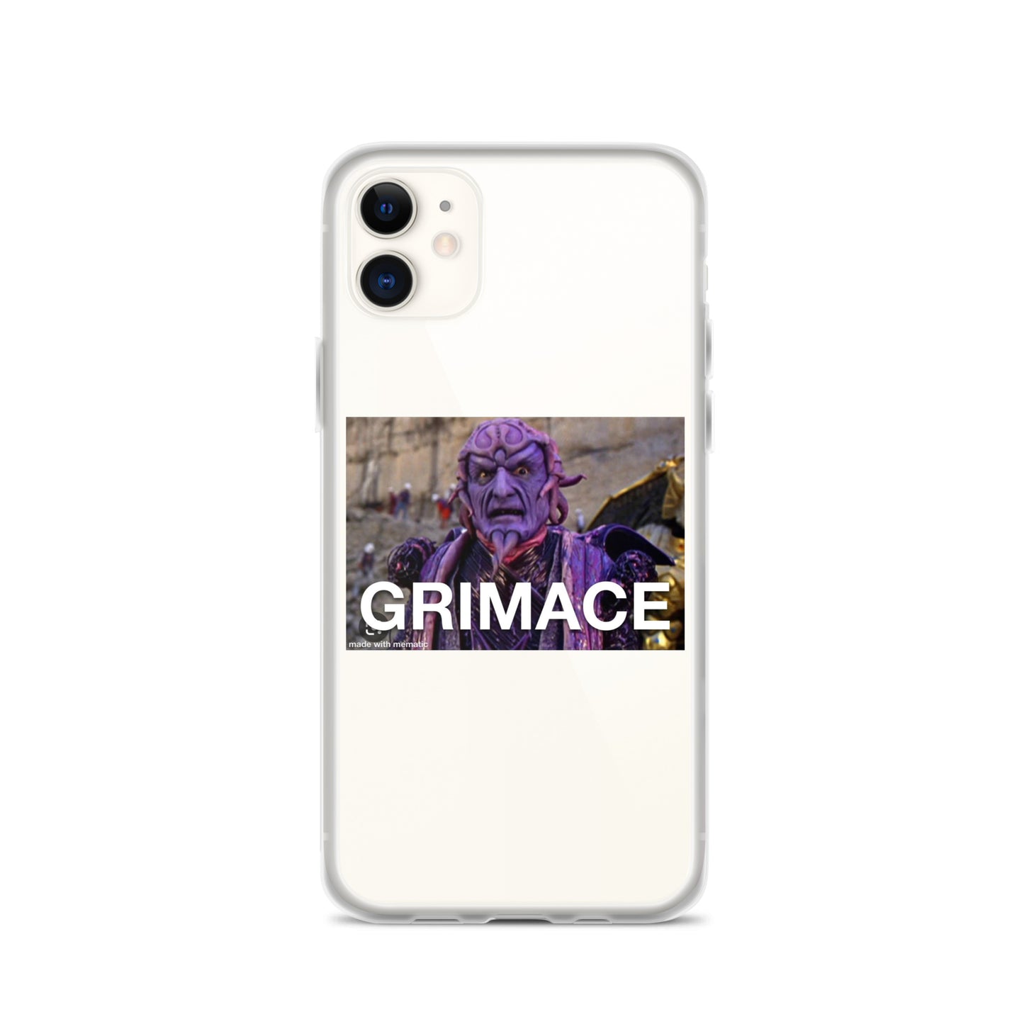 Grimace Clear Case for iPhone®