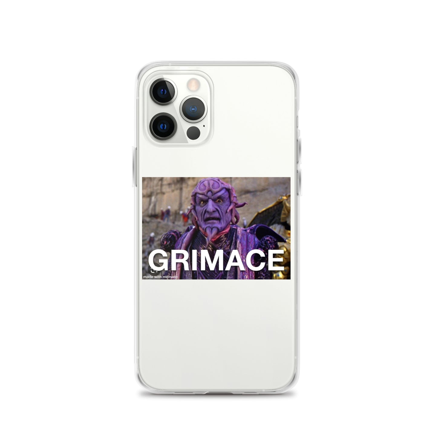 Grimace Clear Case for iPhone®