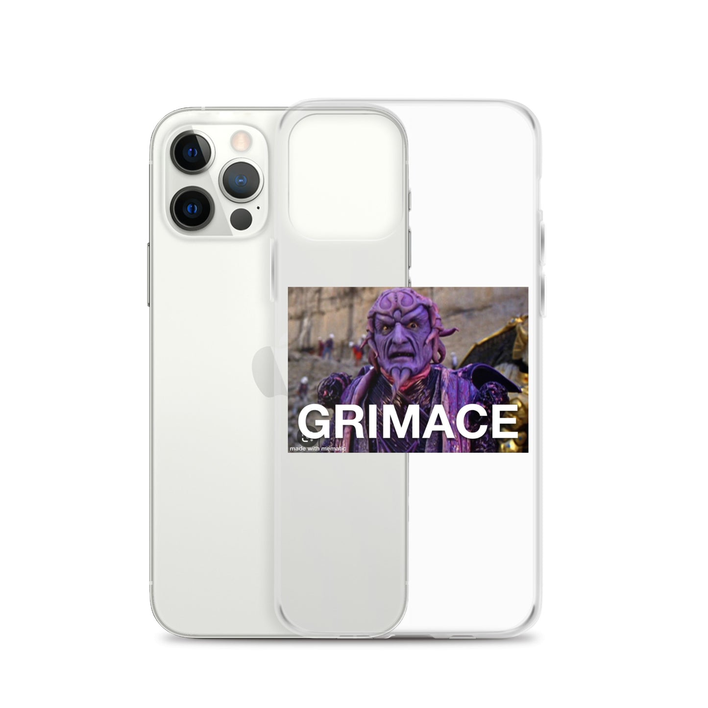 Grimace Clear Case for iPhone®