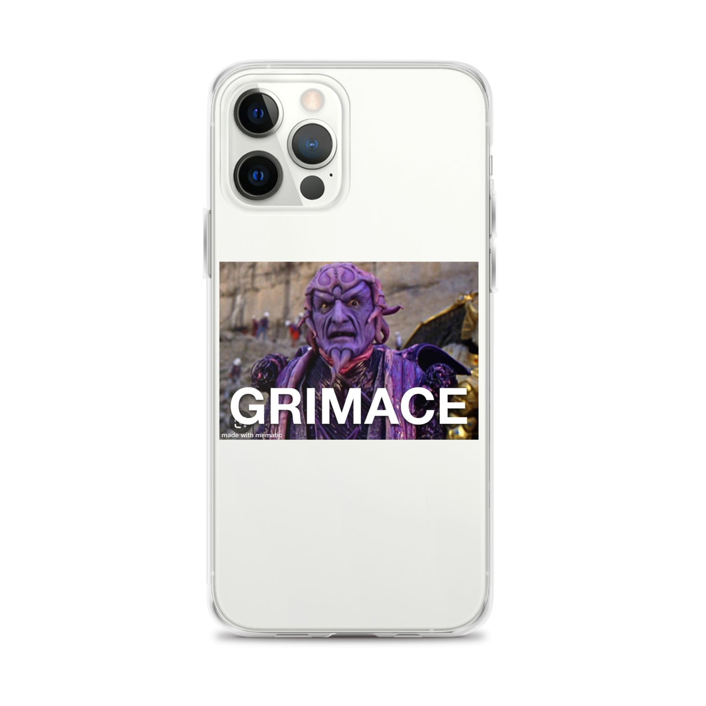 Grimace Clear Case for iPhone®