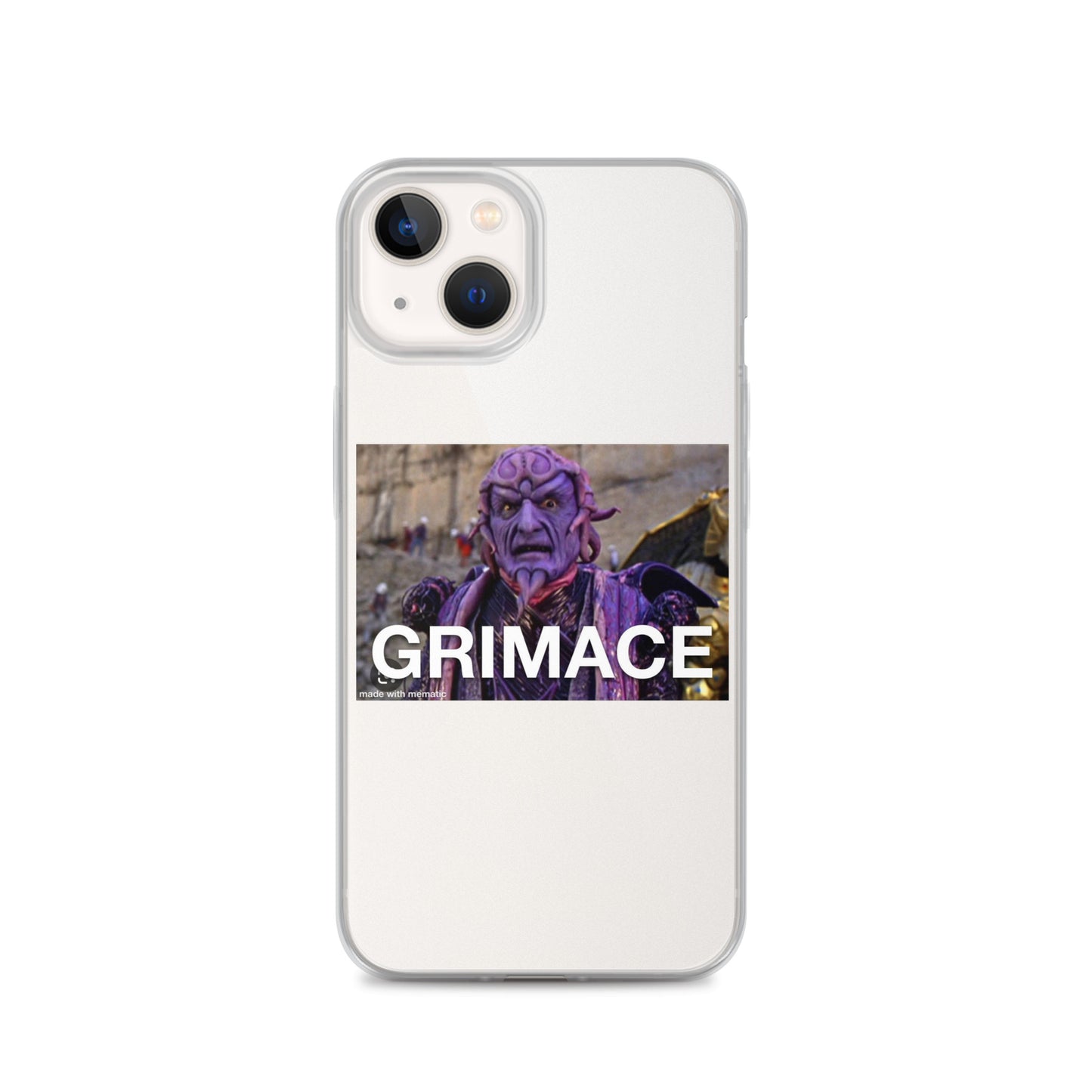 Grimace Clear Case for iPhone®