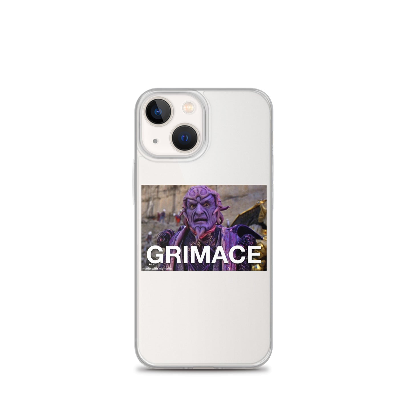 Grimace Clear Case for iPhone®