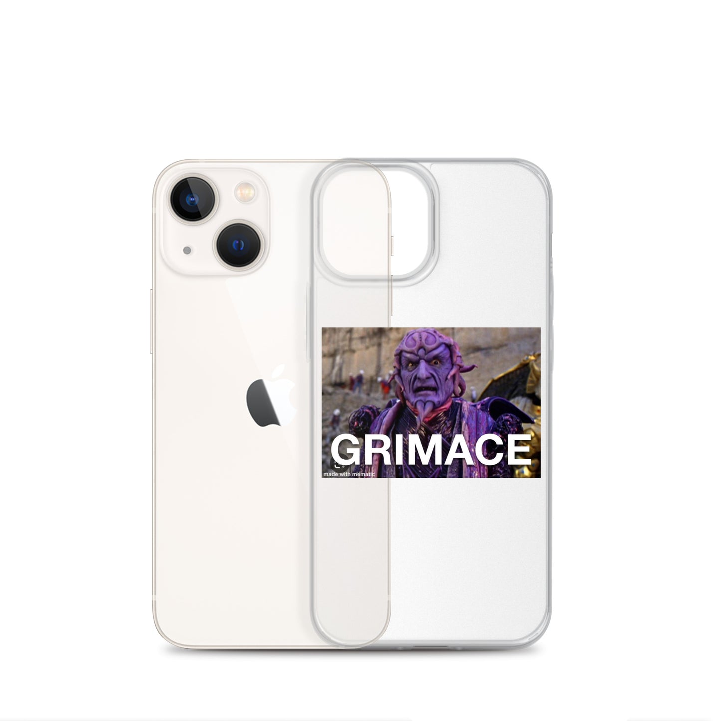 Grimace Clear Case for iPhone®