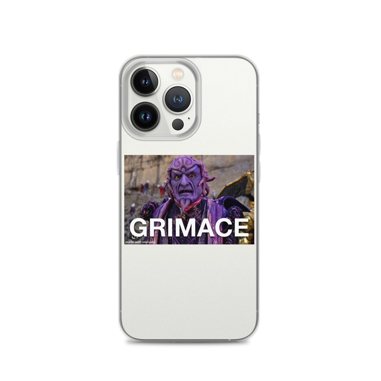 Grimace Clear Case for iPhone®