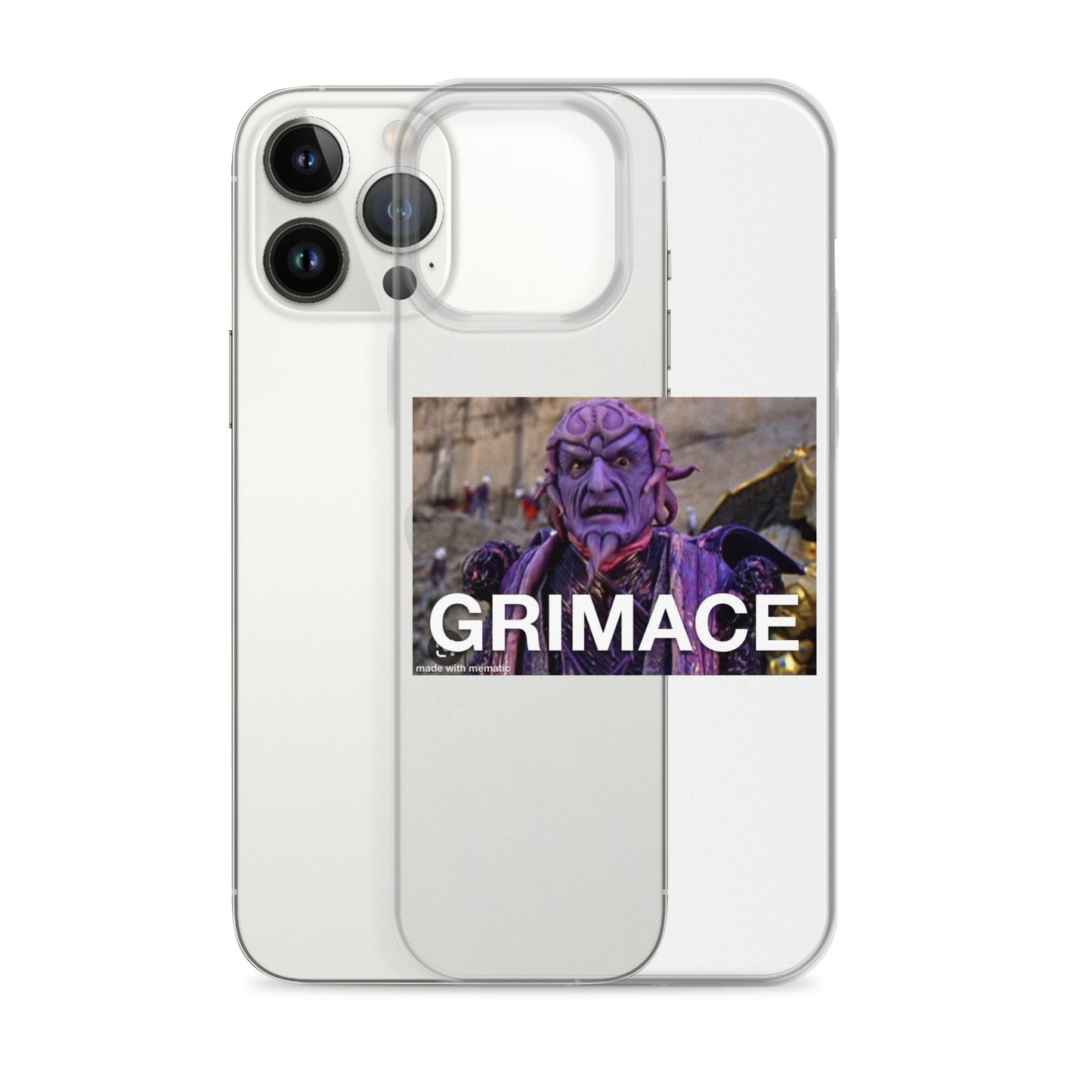 Grimace Clear Case for iPhone®