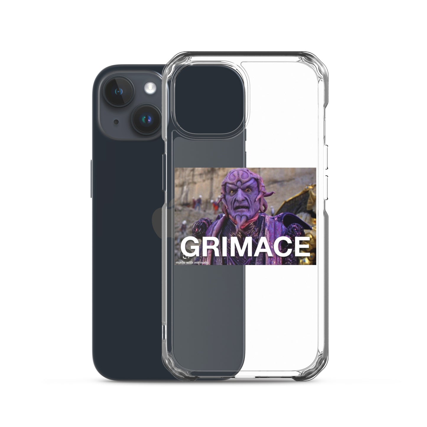 Grimace Clear Case for iPhone®