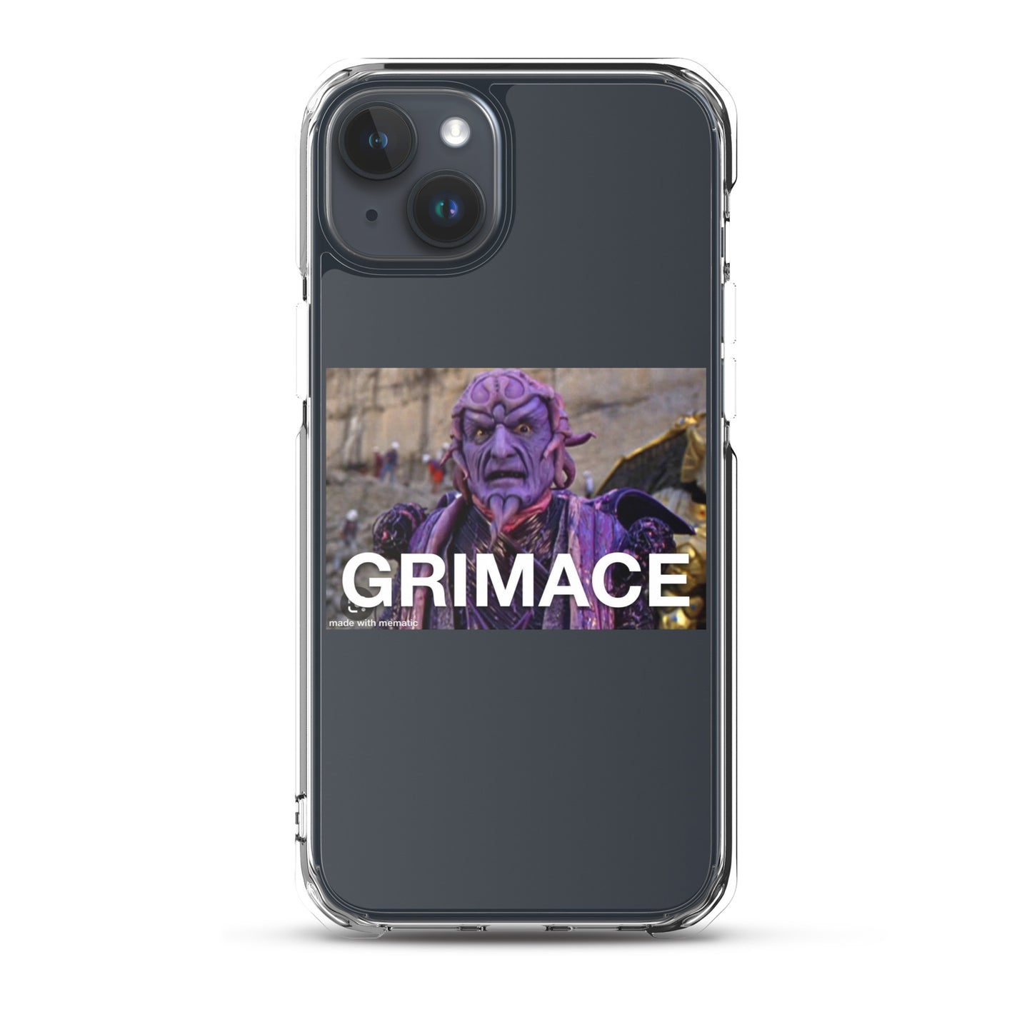 Grimace Clear Case for iPhone®