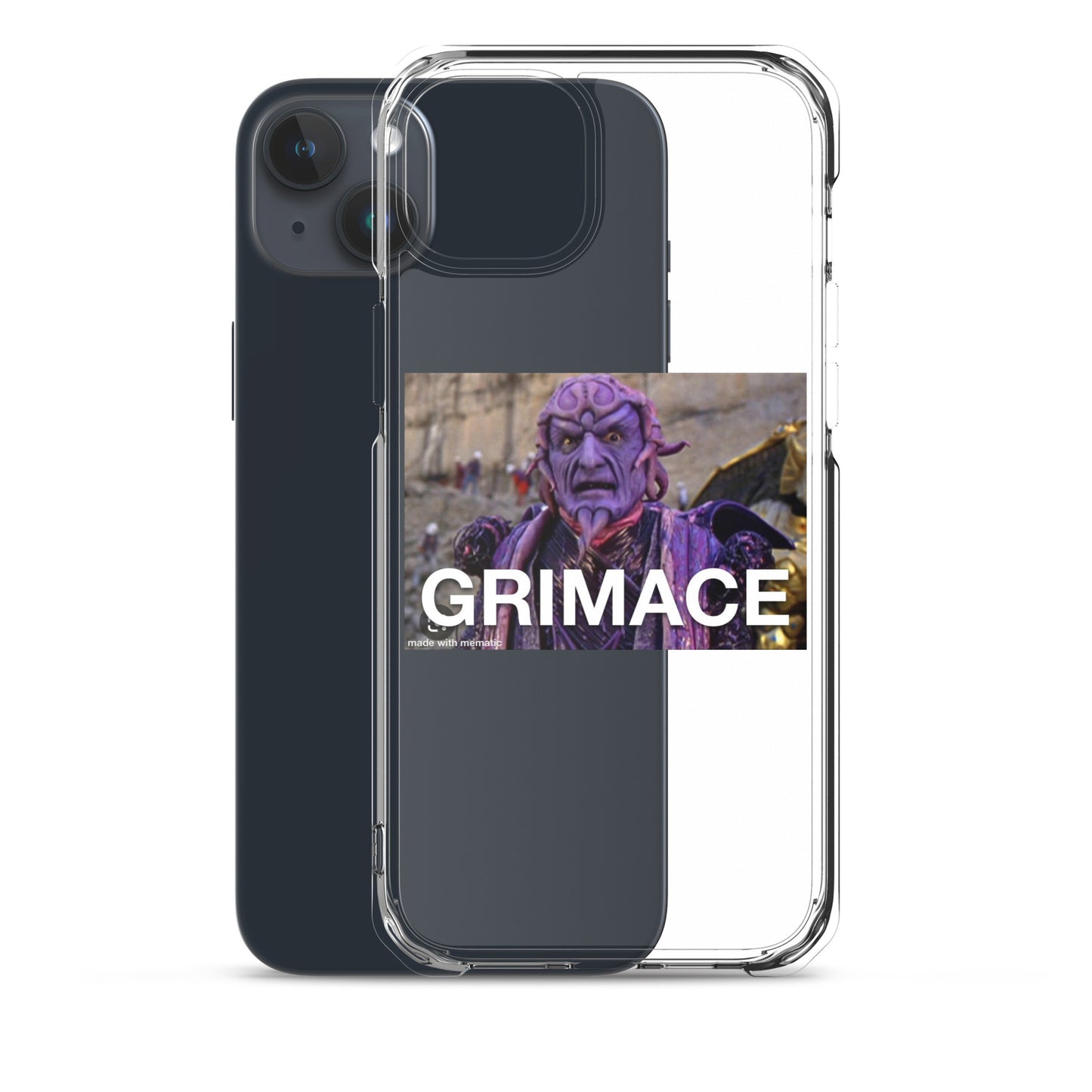 Grimace Clear Case for iPhone®