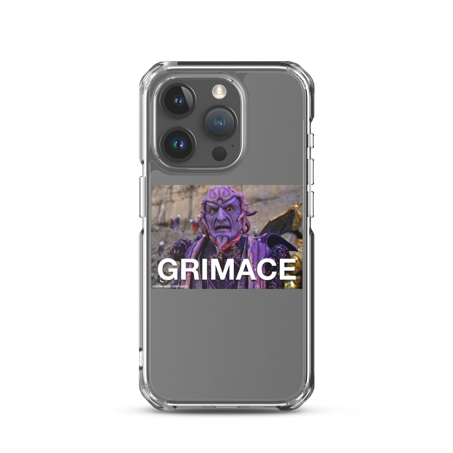 Grimace Clear Case for iPhone®