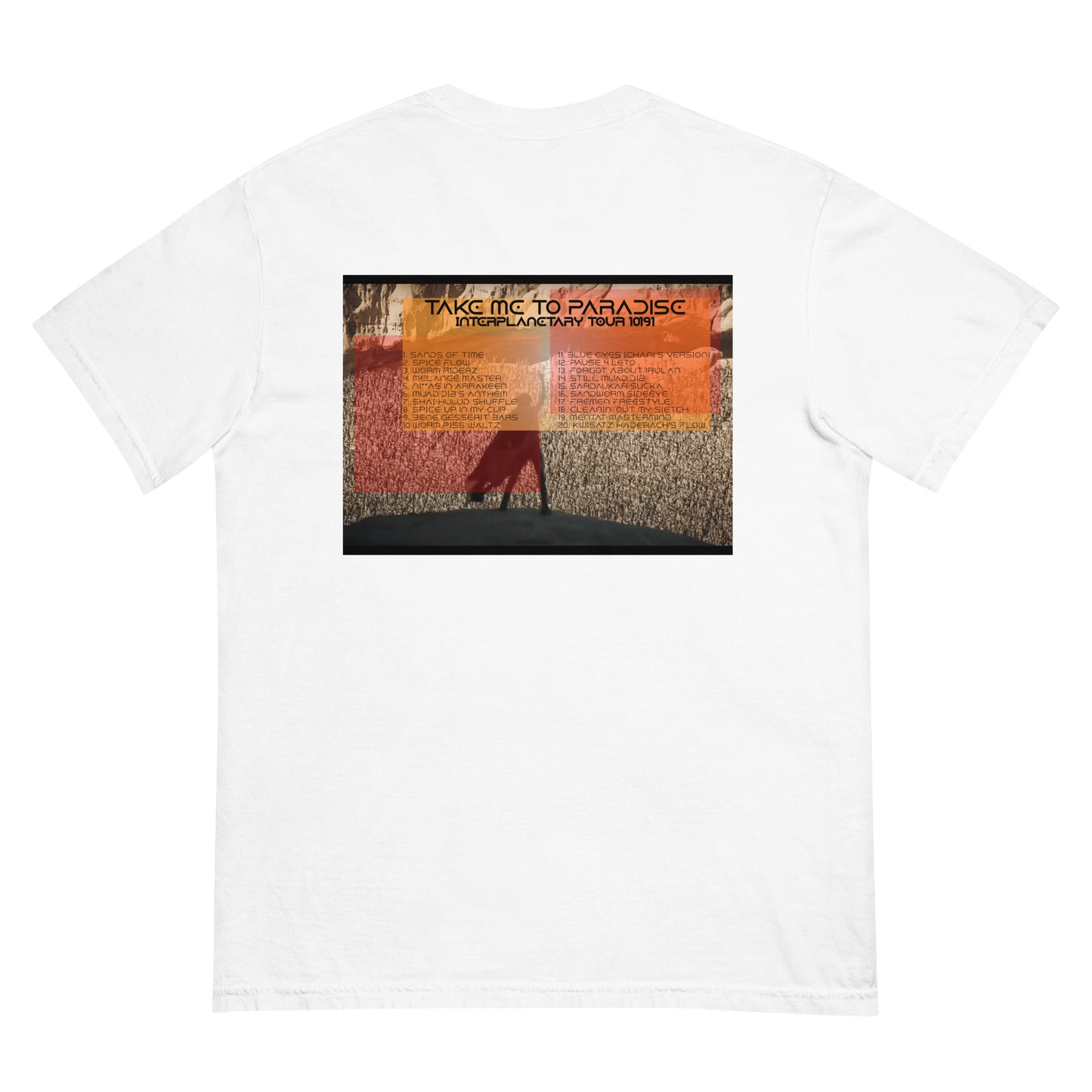 Take Me To Paradise Tour Heavyweight Special Edition T-Shirt