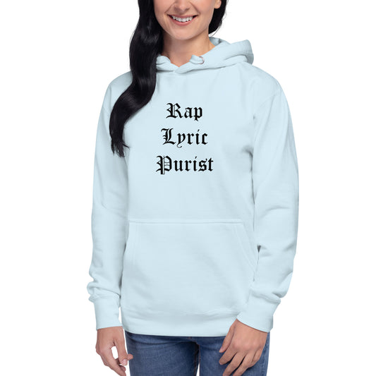 Rap Lyric Purist Hoodie