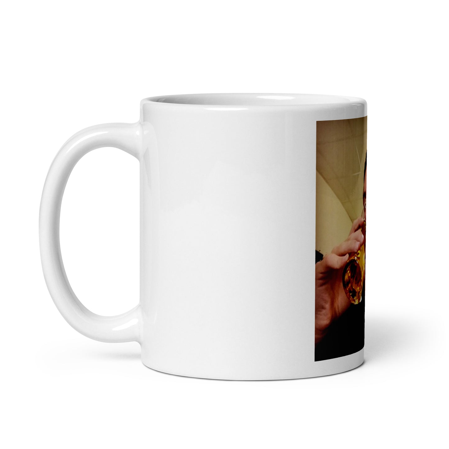 Devin's face, on a mug, as promised.