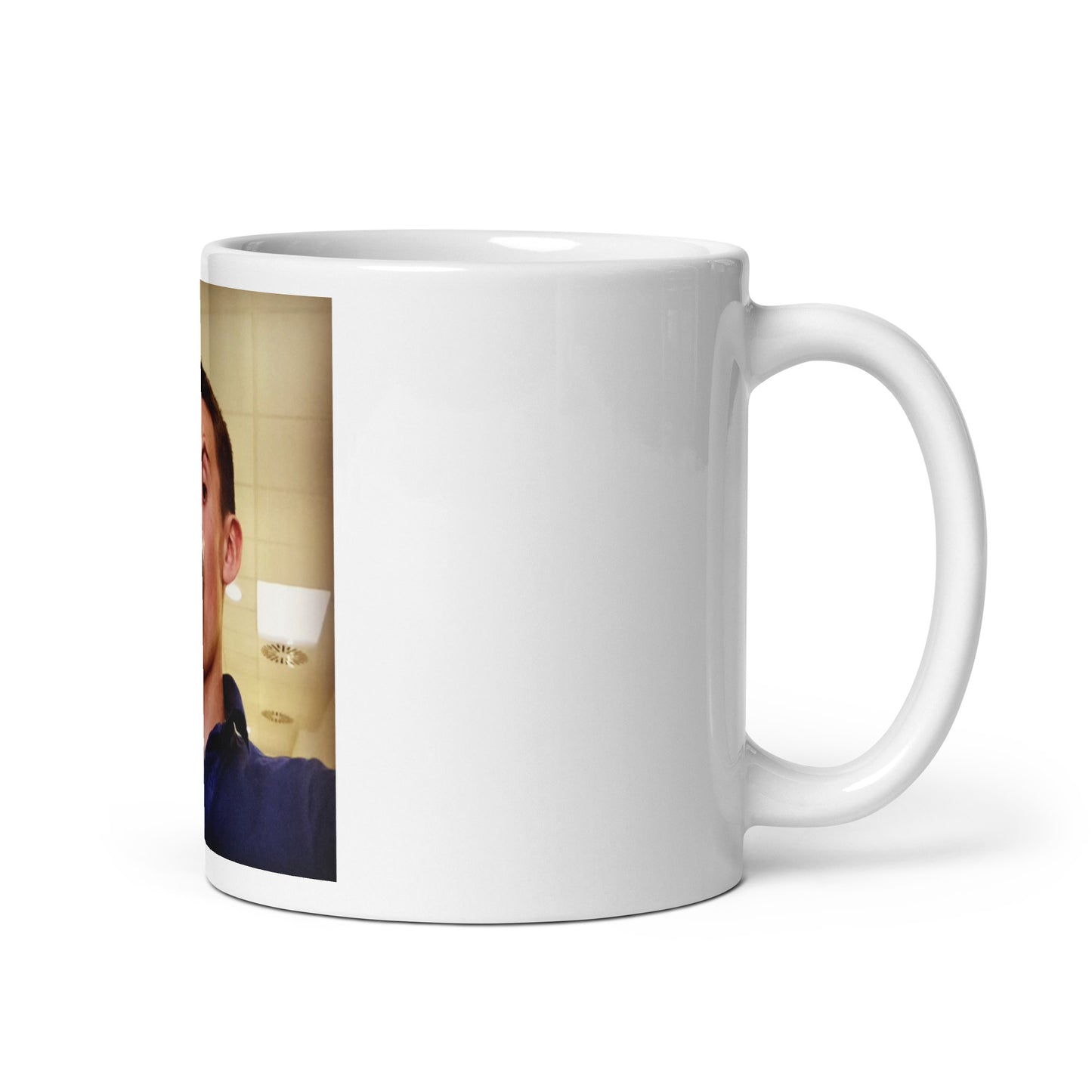 Devin's face, on a mug, as promised.