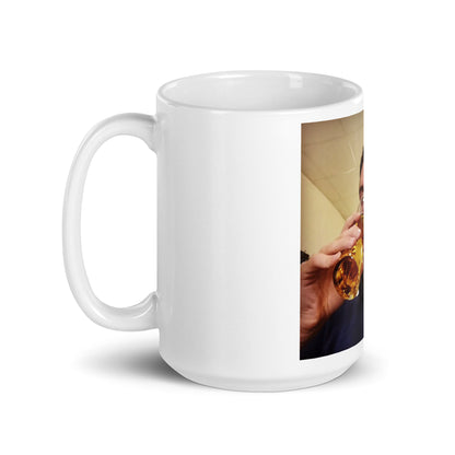 Devin's face, on a mug, as promised.