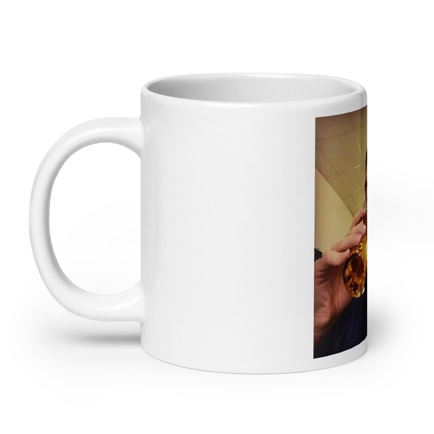 Devin's face, on a mug, as promised.